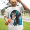 T-shirts-Kanelov-3 Baby Chimp Chimpanzee art T-shirt