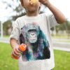 Chimp Chimpanzee art T-shirt