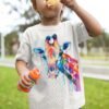 Giraffe art T-shirt