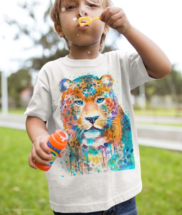 Panther Leopard art T-shirt