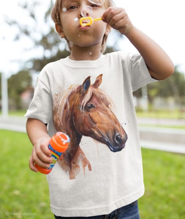 Suffolk Punch horse art T-shirt