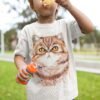Exotic Shorthair cat art T-shirt