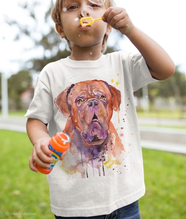 French Mastiff art T-shirt