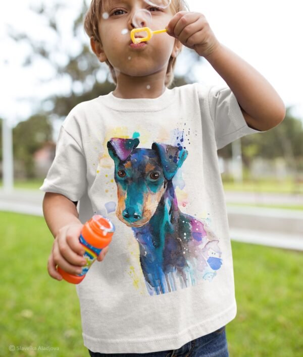 Manchester Terrier art T-shirt