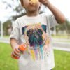 Pug art T-shirt