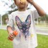 Sphynx cat art T-shirt