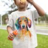 Red Dachshund art T-shirt