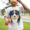 Bernese Mountain Dog art T-shirt