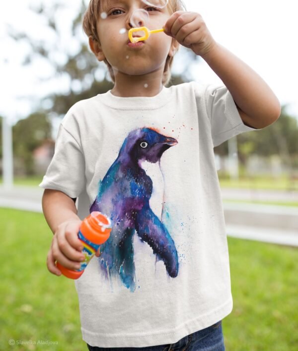 Adelie penguin art T-shirt