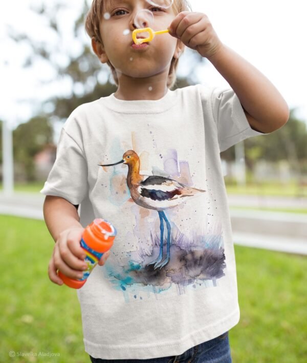 American Avocet art T-shirt