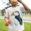 Atlantic puffin art T-shirt