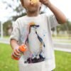 Chinstrap penguin art T-shirt