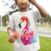 Flamingo art T-shirt