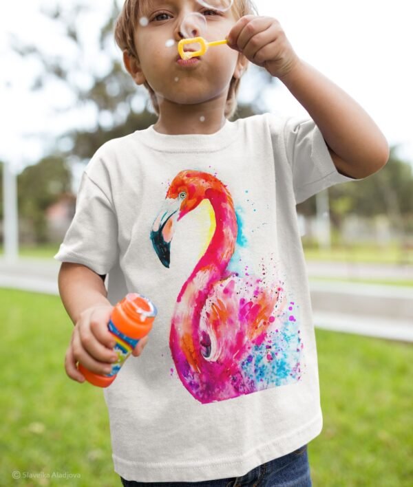 Flamingo art T-shirt