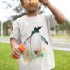 Gentoo penguin art T-shirt