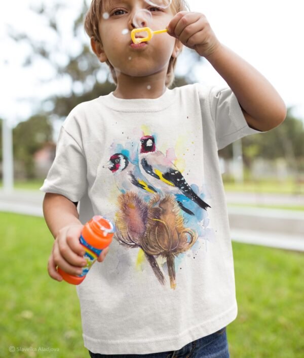 Goldfinch art T-shirt