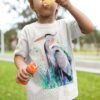 Great blue heron art T-shirt