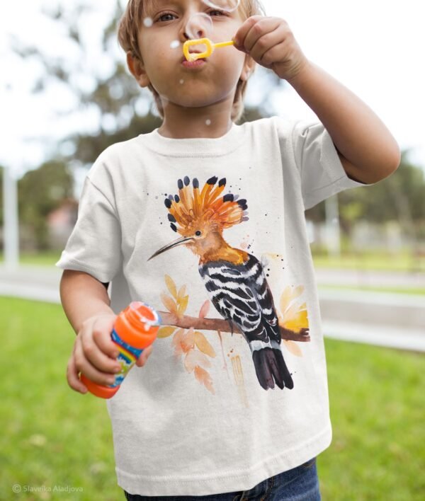 Hoopoe art T-shirt