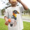 King vulture art T-shirt