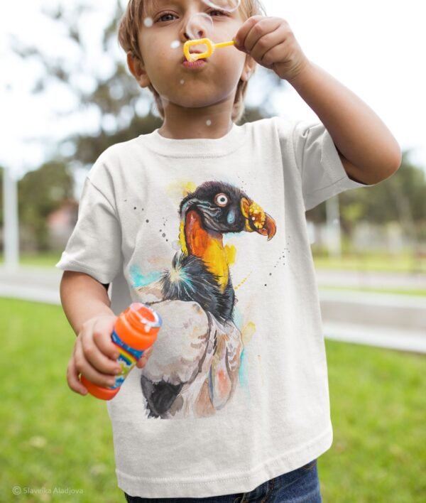 King vulture art T-shirt