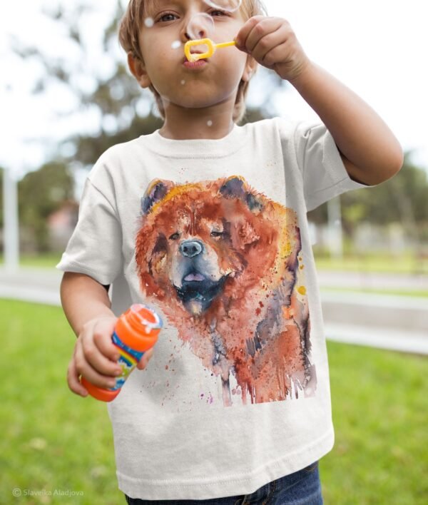 Chow Chow dog art T-shirt