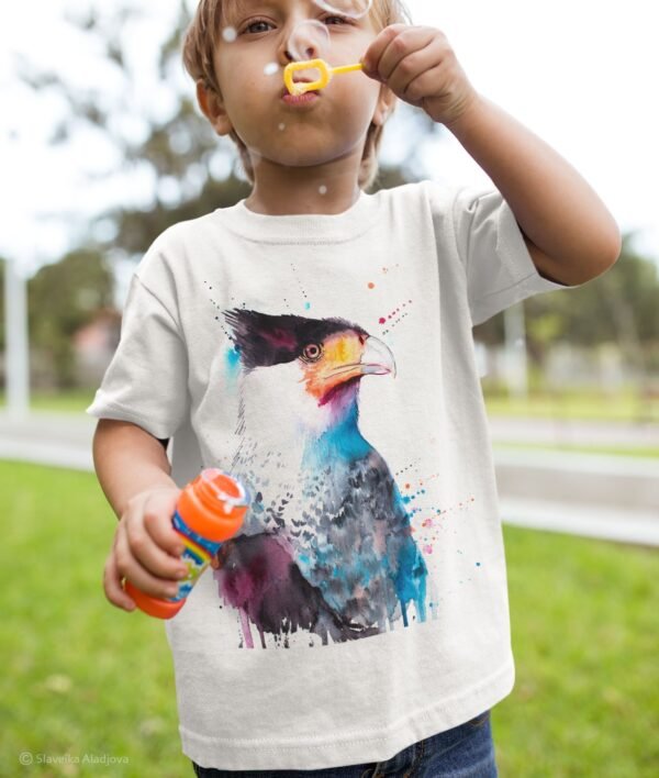 Northern Crested Caracara art T-shirt