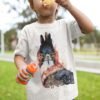 Ornate hawk-eagle art T-shirt