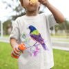 Painted-Bunting art T-shirt