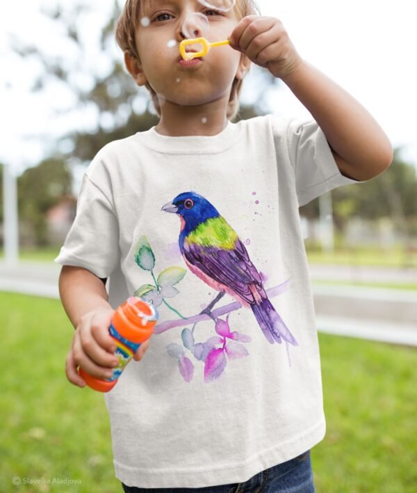 Painted-Bunting art T-shirt