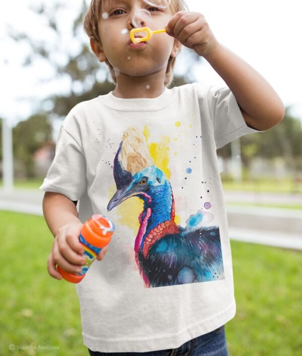 Cassowary bird art T-shirt