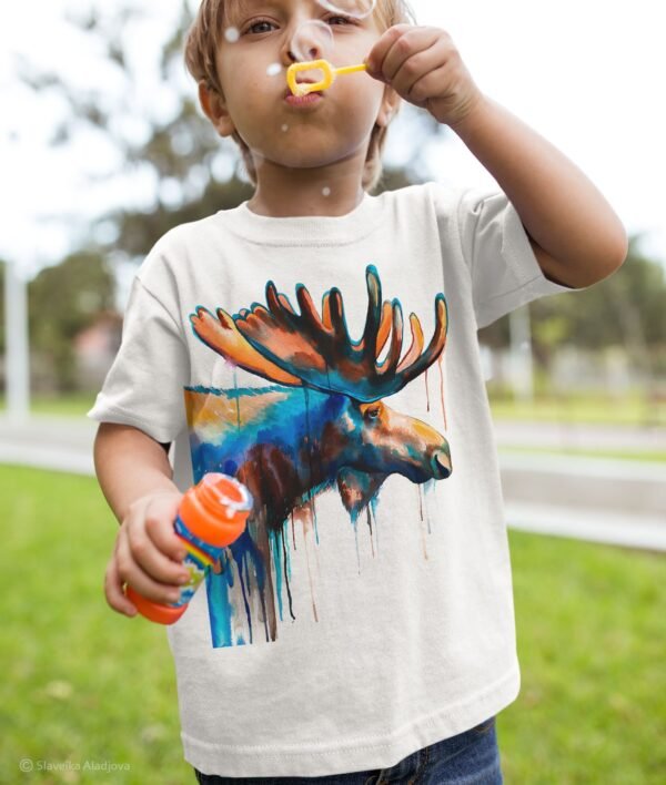 Moose art T-shirt