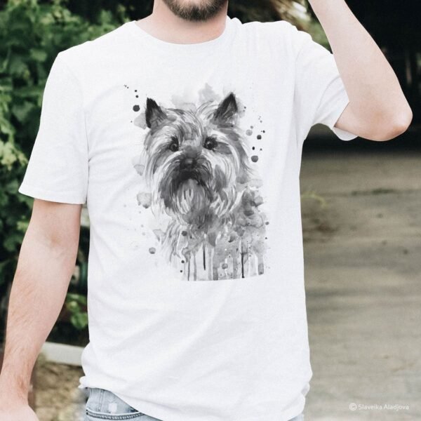Black and white Cairn Terrier T-shirt