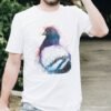 Pigeon art T-shirt