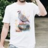 Red-legged partridge art T-shirt