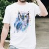 Screech owl art T-shirt