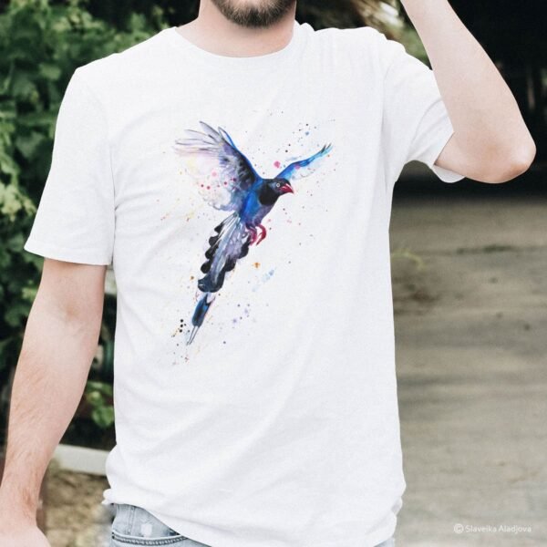 Taiwan Blue Magpie art T-shirt
