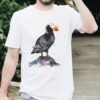 Tufted puffin art T-shirt