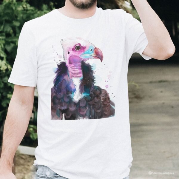 White-headed vulture art T-shirt