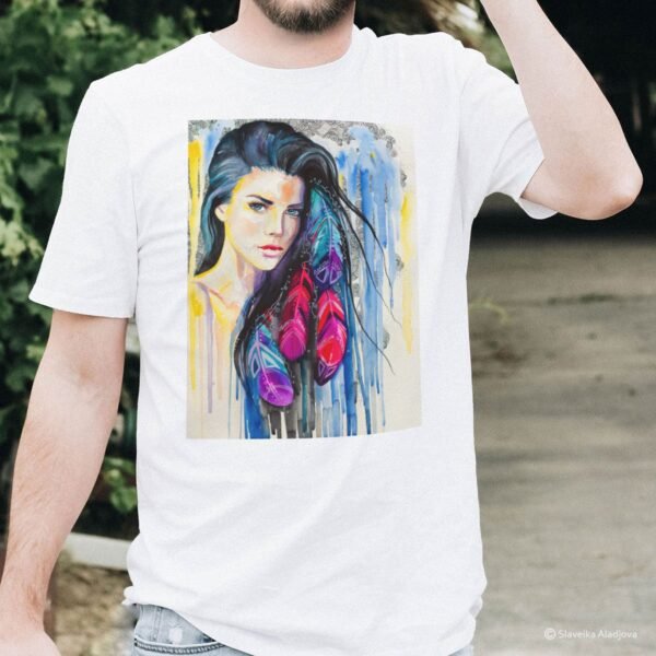 Girl portrait art T-shirt