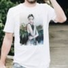 Mountain girl portrait art T-shirt