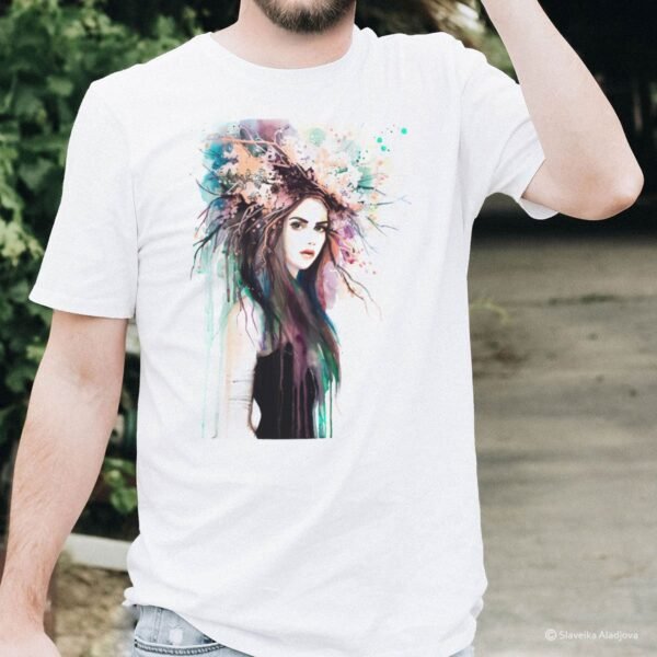 Spring girl art T-shirt
