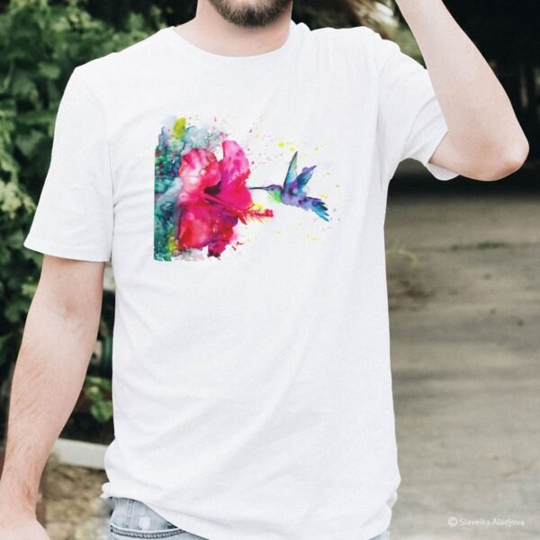 Violetear Hummingbird art T-shirt