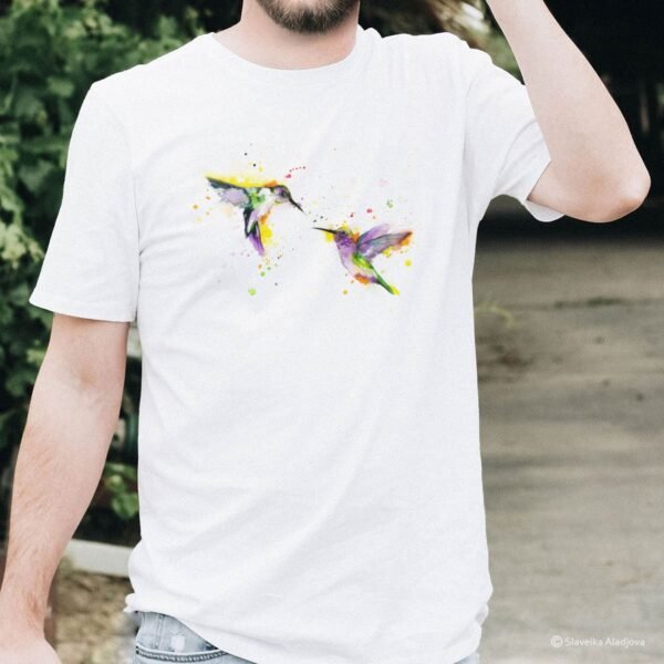 Hummingbirds art T-shirt