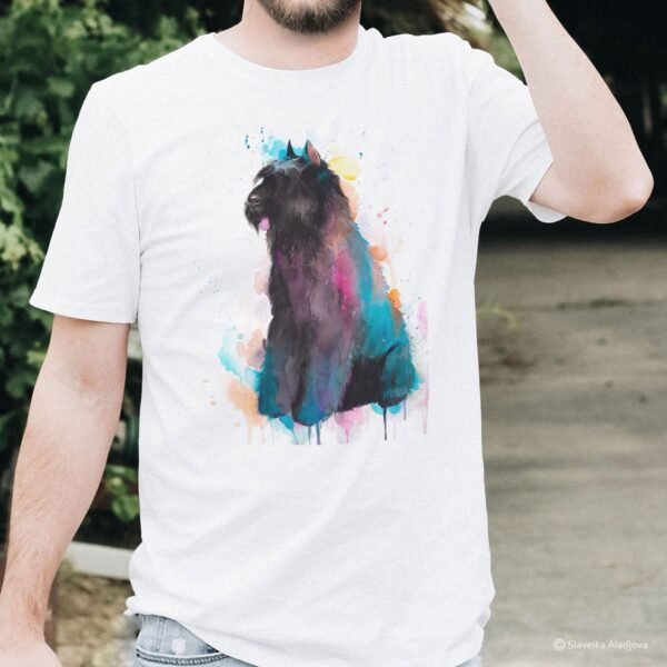 Bouvier des Flandres art T-shirt