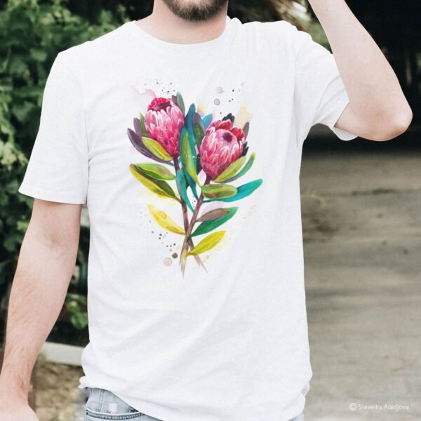 Protea Pink Ice art T-shirt