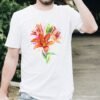 Lilium flower art T-shirt