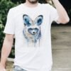 Bat-eared fox art T-shirt