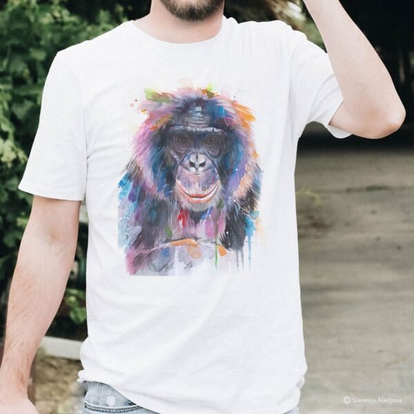 Bonobo art T-shirt