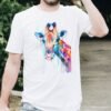 Giraffe art T-shirt