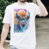 European bison art T-shirt